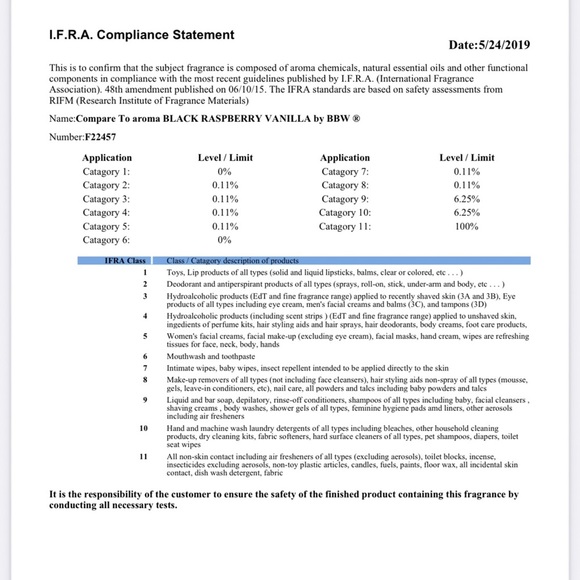 Bath & Body Works: Black Raspberry Vanilla Type 1 Oz Glass Bottle - Picture 5 of 9